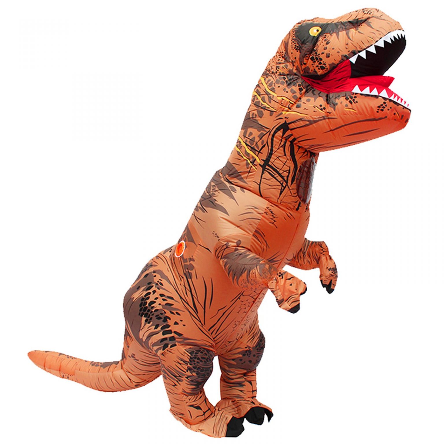 2.2M Inflatable Dinosaur Suit Adult Halloween Costume T-REX Jurassic ...