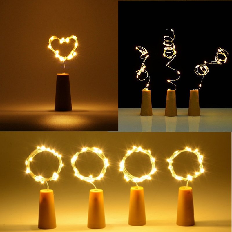 battery operated string lights for wine bottles