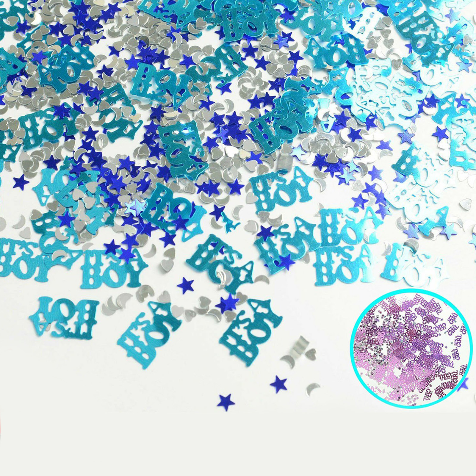 Its A Boy Girl Gender Reveal Table Scatter Confetti Baby Shower Party Decoration Party Bestbuy Online Store