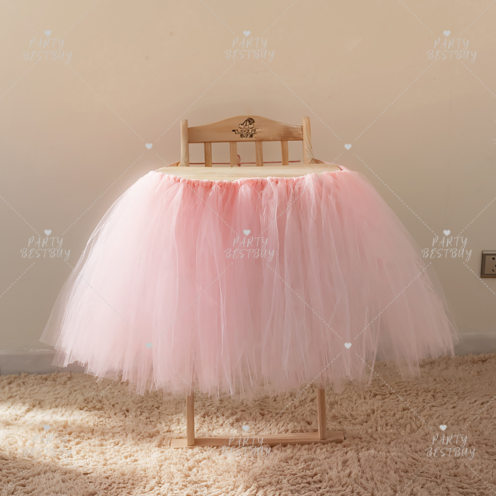 pink tutu chair skirt