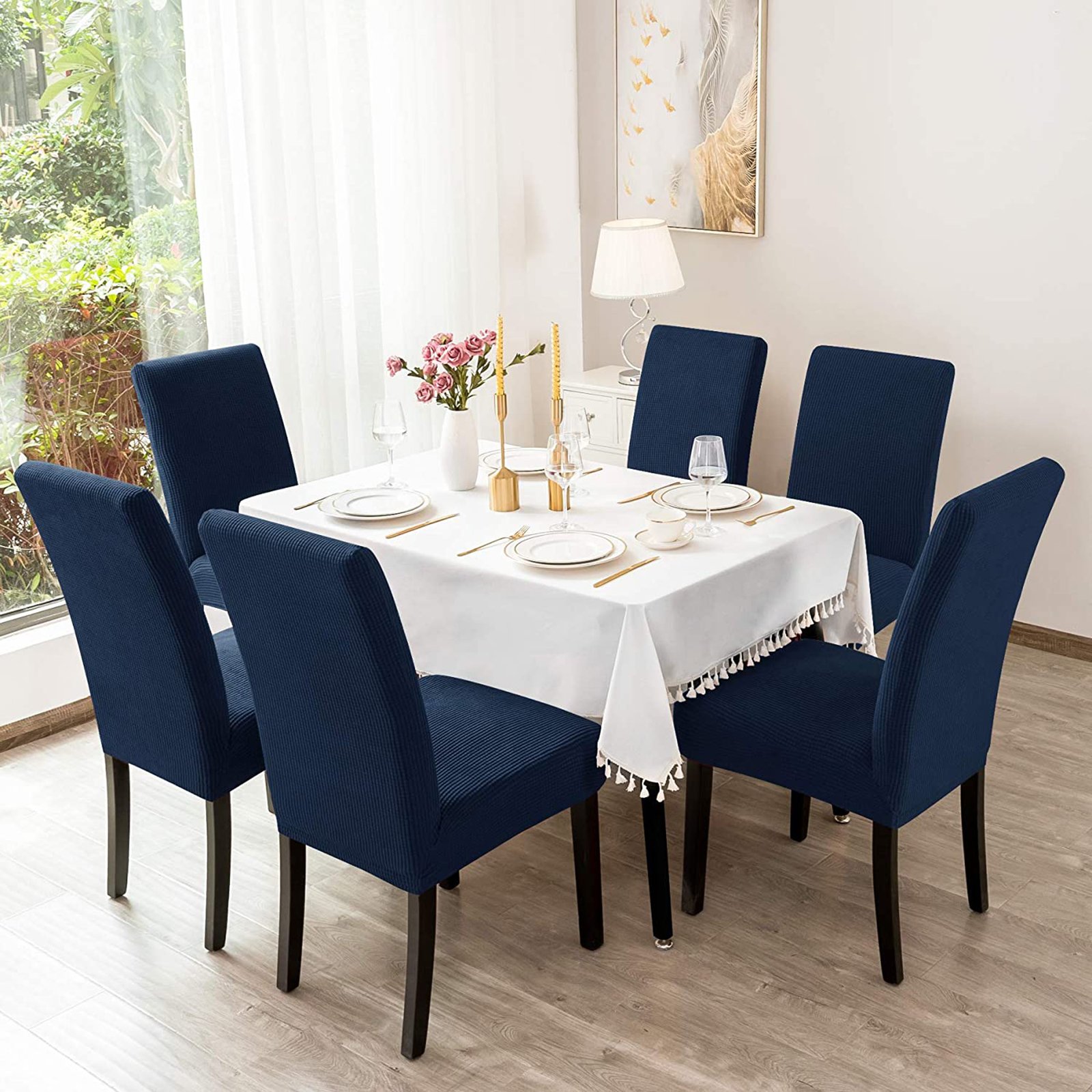 dining table cover with chair cover