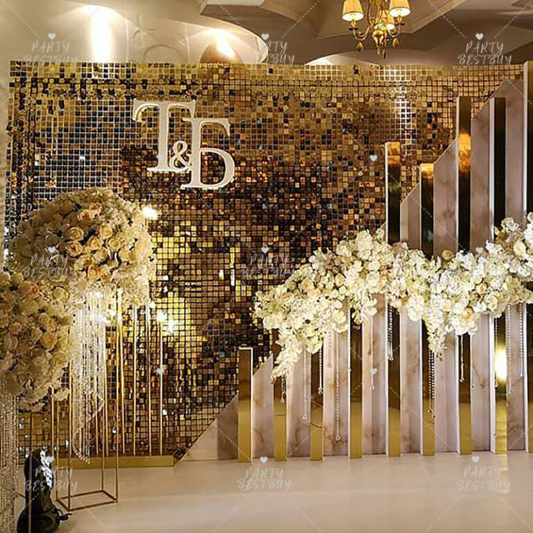 2.1x 2.1m Shimmerwall Shiny Shimmer Sequin Wall Air Activate 3D Square ...