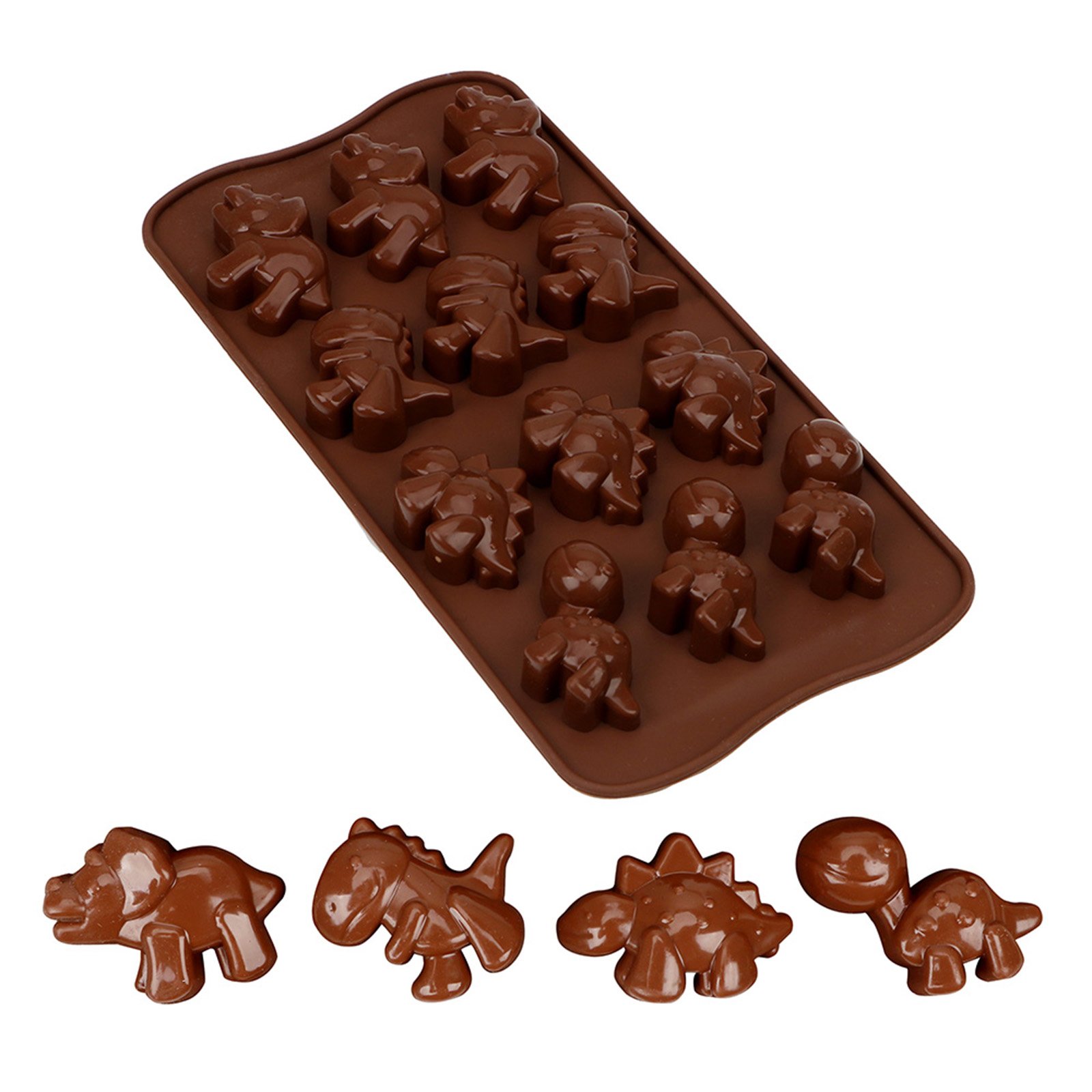 webake Dino Baking Mould Dinosaur Cake Mould Silicone Jelly Moulds Pack of  2 Pudding Moulds Silicone Mould Chocolate Mould for Chokolade, Sweets,  Jelly, Ice Cub… in 2023