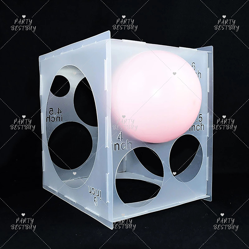 EEEkit 11 Holes Collapsible Balloon Sizer Box Cube for sale online