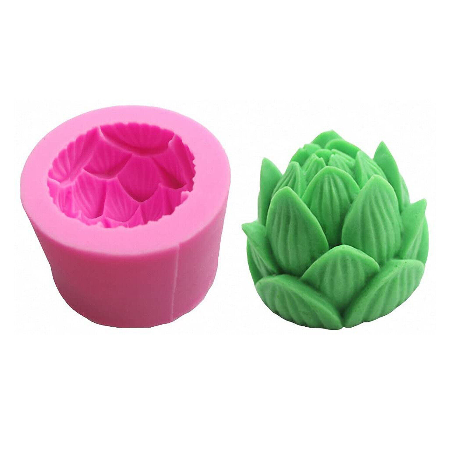 Food Grade Rose Flower Silicone Mold DIY Handmade Aromatherapy Candle Mould  Clay Resin Plaster Mold Ice Cube Chocolate Cake Mold