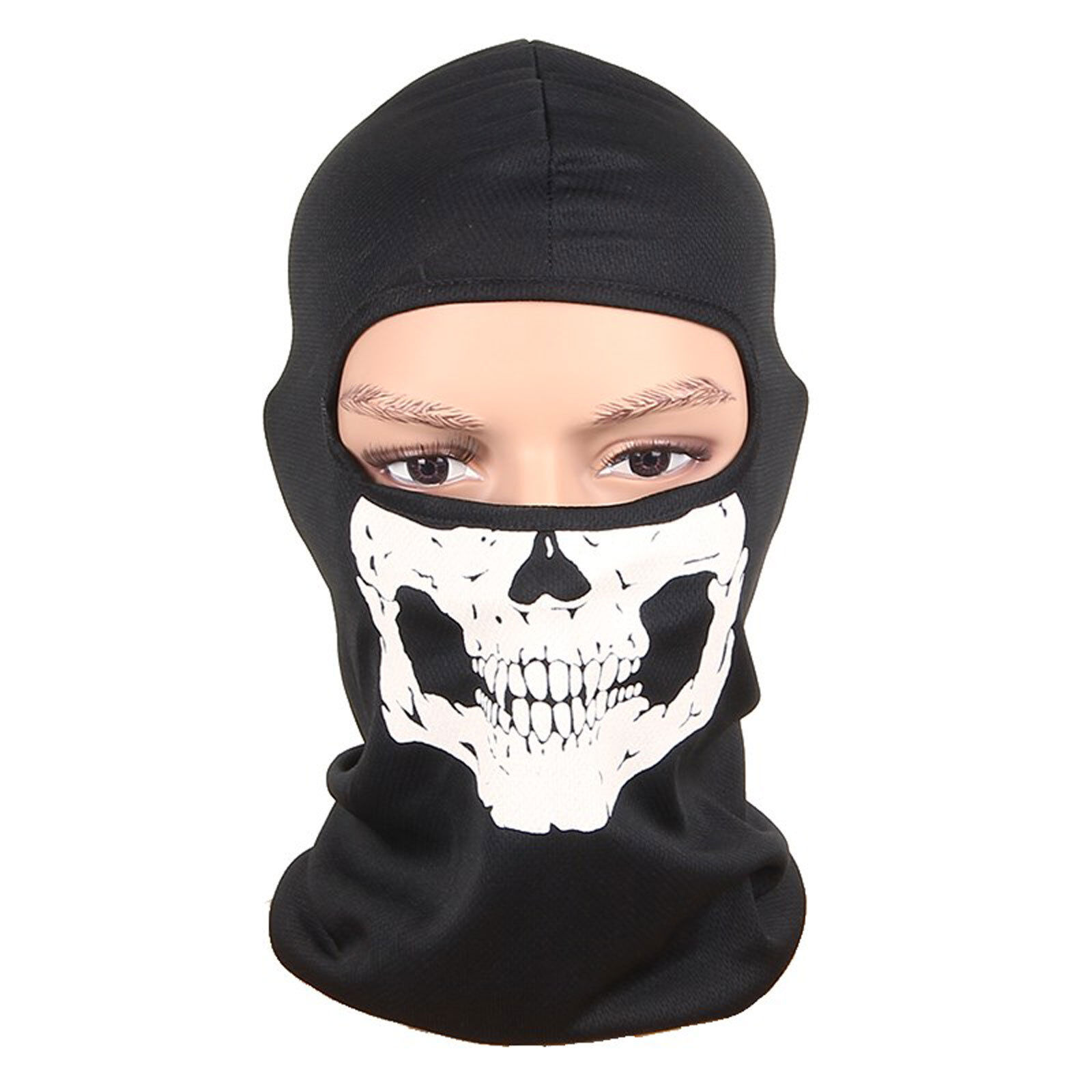 1x Full Face Mask Ghost Skull Balaclava Skeleton Cosplay Halloween ...